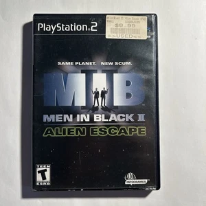 Men in Black II: Alien Escape (Sony PlayStation 2, 2002) Estuche y disco OEM - Imagen 1 de 5