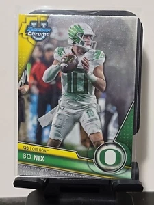2023 Bowman Chrome U University Bo Nix QB Oregon #159 - Bild 1 von 6