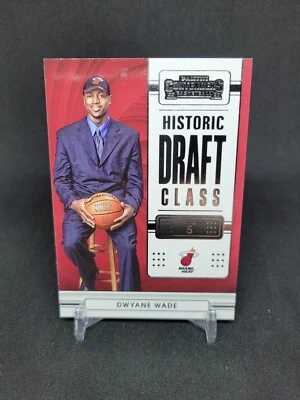 Dwyane Wade 2022-23 Panini Contenders Basketball Historic Draft Class No. 15 - Image 1 of 2