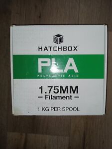 HATCHBOX PLA 1.75 mm 3D Printer Filament in Silver, 1kg Spool