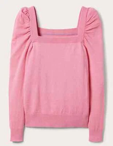 BODEN Square neck jumper size 22 posy pink colour KO548 BWB4 - Picture 1 of 8