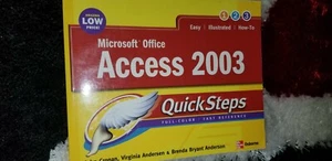 Microsoft Office Access 2003 QuickSteps Cronan, Andersen and Anderson Good - Picture 1 of 2