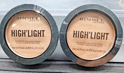 RIMMEL - High'Light Buttery-Soft Highlighting Face Powder #001 Stardust Qty 2 - Image 1 of 3