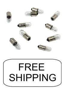 (10 pcs) 967 Lamp 120V 130V .025A 2.4W T-3-1/4 Mini BA9S Bayonet Base (CM8-3995) - Picture 1 of 4