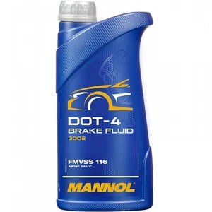 PŁYN HAMULCOWY MANNOL 1 LITR DOT4 BREAKE FLUID SAE J 1703 1704 ISO 4925 DOT-4 - Zdjęcie 1 z 3