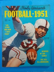 1951 STANLEY WOODWARD'S FOOTBALL MAGAZINE NICE EX+ OTTO GRAHAM - Picture 1 of 6