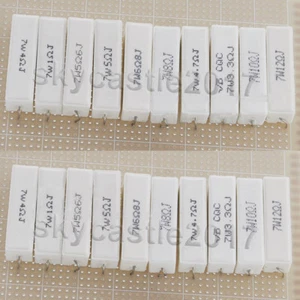 2x 1-20ohm 7W Altavoz Audio Divisor de Frecuencia Crossover Cerámica Cemento Resistencia - Imagen 1 de 9