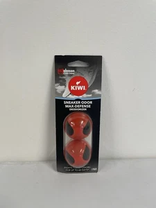 Kiwi Sneaker Odor Max-Defense Deodorizer Balls For Stinky Shoes Red - Picture 1 of 2