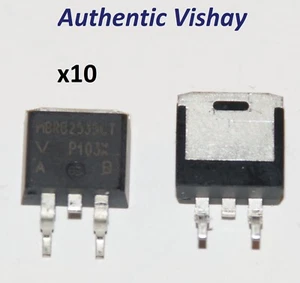 ※ MBRB2535CT ※ ~ Authentic Vishay ~ Schottky Diode Rectifier Array 35v D2PAK - Imagen 1 de 1