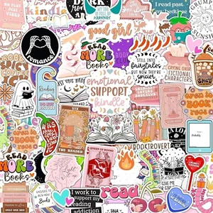 126 PCS Book Stickers for Kindle, Bookish Stickers for Readers Adult Spicy Bookt - Picture 1 of 8