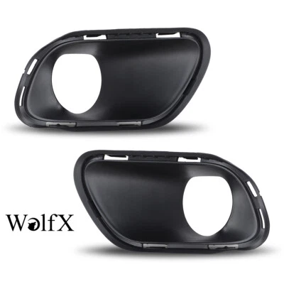 Fog Light Bezels Cover Replacement For 2014 2015 2016 2017 2018 Jeep Cherokee PP - Imagem 1 de 4