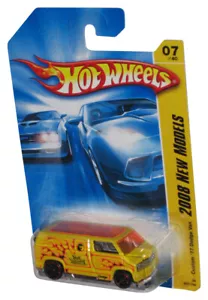 Hot Wheels 2008 New Models Yellow Custom '77 Dodge Van Toy 7/196 - Picture 1 of 1
