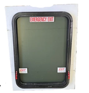 El Dorado Bus Window Emergency Framed 29x41 - Picture 1 of 4
