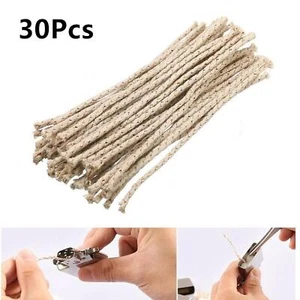 10x Copper Wire Cotton Core Wick Thread Replacement in Dispenser Oil Lighters o - Picture 1 of 8