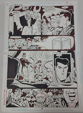 1997 DC Superman Adventures Annual Page 6 Joe Staton Original Art 11x16.5