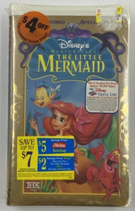 The Little Mermaid VHS Disney Masterpiece Collection Special Edition New Sealed - Picture 1 of 6