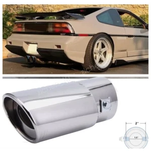 Car Stainless Rear Exhaust Pipe Tail Muffler Tip Silver For Porsche Cayman US - Picture 1 of 14