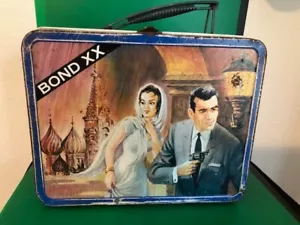 1966 Bond XX Brotdose - ohne Thermoskanne Made Vintage Lunchbox James Bond 007 - Bild 1 von 8