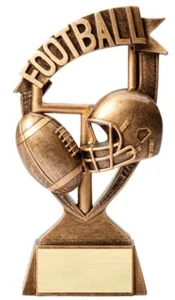 Trofeo de la serie Football Banner de 6" personalizado gratis - Imagen 1 de 2