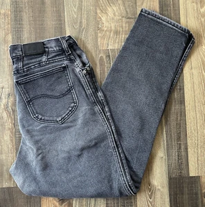 Women's Vintage Lee Mom Jean - Size 12L (28x29) Grey -Made In USA - Imagen 1 de 10