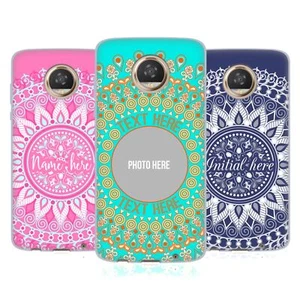 CUSTOM CUSTOMIZED PERSONALIZED MANDALA SOFT GEL CASE FOR MOTOROLA PHONES - Picture 1 of 10