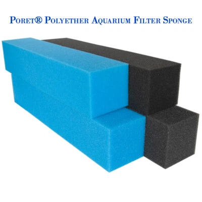 ENVOBEE SHRIMP Schwamm Aquarium Poret® Polyether Filter Schaummedien HMF Block Teich Fischtank 8cm