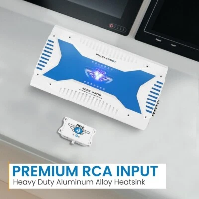 1 Pyle PLMRA630BT Verstärker Marine 6 Kanäle 2000 Watt Max Boot Hotel Meer - Bild 1 von 4