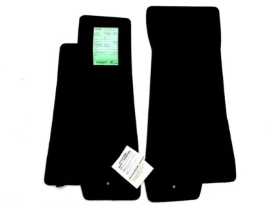 Jaguar XK8 Carpet Lloyd's Floor Mats Black Front-Fits 1997-2006 w/1 Grommets  - Image 1 of 4