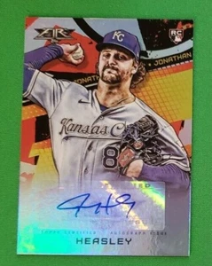 2022 Topps Fire - Jonathan Heasley RC AUTO - Kansas City Royals - Picture 1 of 2