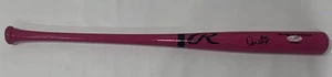 DON MATTINGLY SIGNED FULL SIZE PINK RAWLINGS BAT NEW YORK YANKEES PROOF - Picture 1 of 3