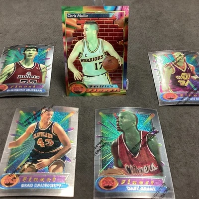 Topps Finest Refractor 1993-94 Chris Mullin #122 Warriors. Bonus Finest añadido🔥 Foto 1 de 4