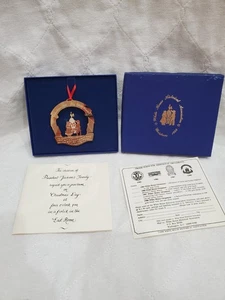 1988 White House Historical Association Christmas Ornament with Papers And Box - Picture 1 of 12