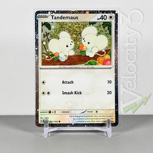 Pokemon TCG Card - Tandemaus 167/193 Cosmos Holo | Common | 2023 Paldea Evolved - Picture 1 of 8