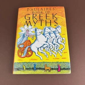 1962 D'Aulaires' Buch der griechischen Mythen HC Buch Bantam Hausunterricht DJ - Bild 1 von 10