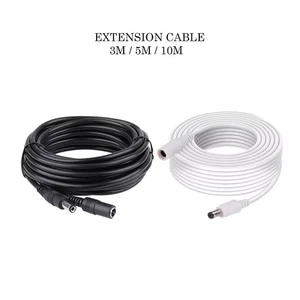 3m 5m 10m Power Extension Cable for 12V DC CCTV LED & Adapters 2.1mm*5.5mm Jack - Picture 1 of 18