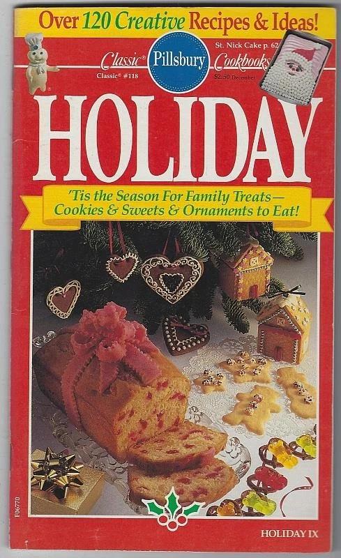 Pillsbury Holiday IX 1990 Tis the Season for Family Treats Recipes Illustrated - Image 1 of 1