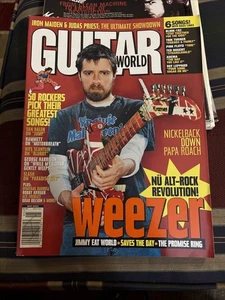 Guitar World Magazine Weezer Judas Priest Iron Maiden Jimmy Eat World May 2002 - Bild 1 von 3