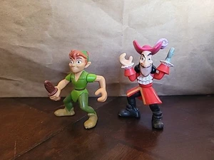 Disney Jake & the Neverland Pirates Peter Pan & Captain Hook 3.5" Action Figures - Picture 1 of 4