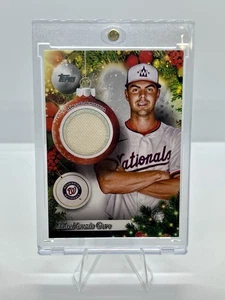 2025 Topps Holiday MacKenzie Gore #PR-MG Jersey Relic Nationals - Picture 1 of 2