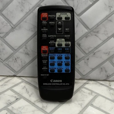Controlador Inalámbrico Cannon WL-D74 Limpio Probado y Funciona VER VIDEO Foto 1 de 4