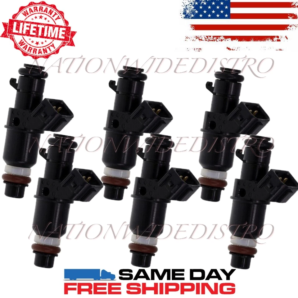 6x Inyectores de combustible OEM Honda para Saturn Vue 2004-2007 3,5 L V6 16450-RCA-A01 Foto 1 de 4