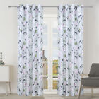Curtains Drapes Floral Net Curtains Eyelet/ Ruffle Tape Sheer Ready Made Blinds