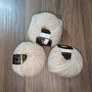 Steinbach Wolle Garn Farbe 006 Creme 3 Knäuel 50g 110yds - Bild 1 von 5