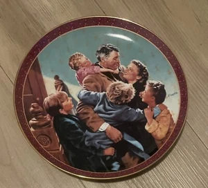 "It’s a wonderful life" Welcome home Bradford exchange plate - Picture 1 of 2