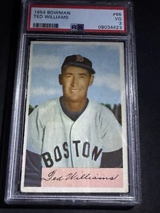 1954 Bowman Ted Williams Red Sox Short Print SP #66 PSA 3 - Picture 1 of 2