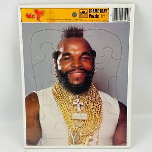 Vintage Mr. T Frame Tray Puzzle 12 Piece 1984 Golden Ages 3-7 New Sealed