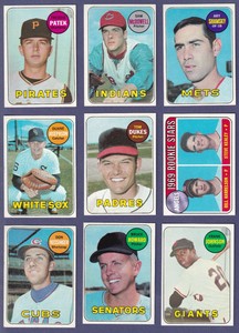 1969 Topps Baseball (219-327) * You Pick * Conditions Listed