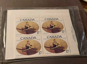 1 M/S Plate Block  Stamp Canada #  862 Ned Hanlan MNH - Bild 1 von 2