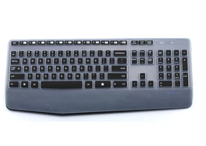 New Black Silicone Keyboard Protector Cover Skin Guard for Logitech MK345 K345 - Picture 1 of 5