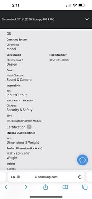 Portátil Chromebook Foto 1 de 4
